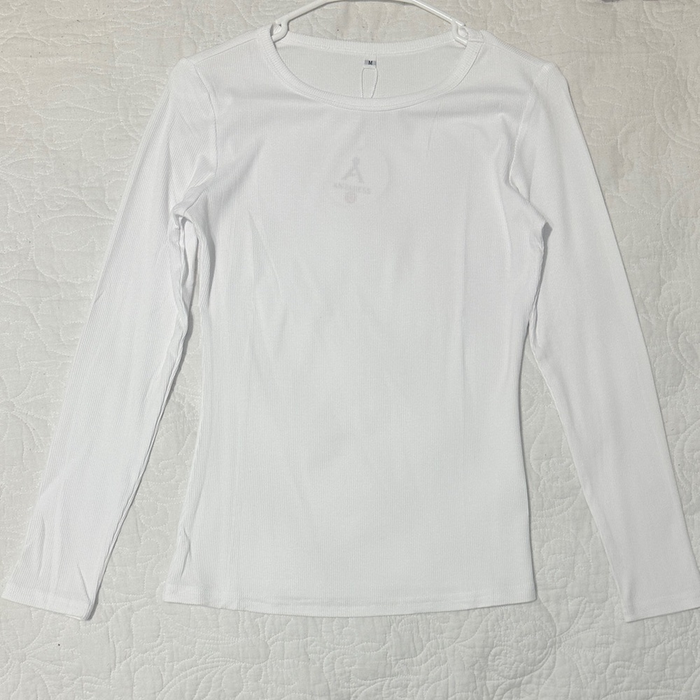 White Long Sleeve Women's Top